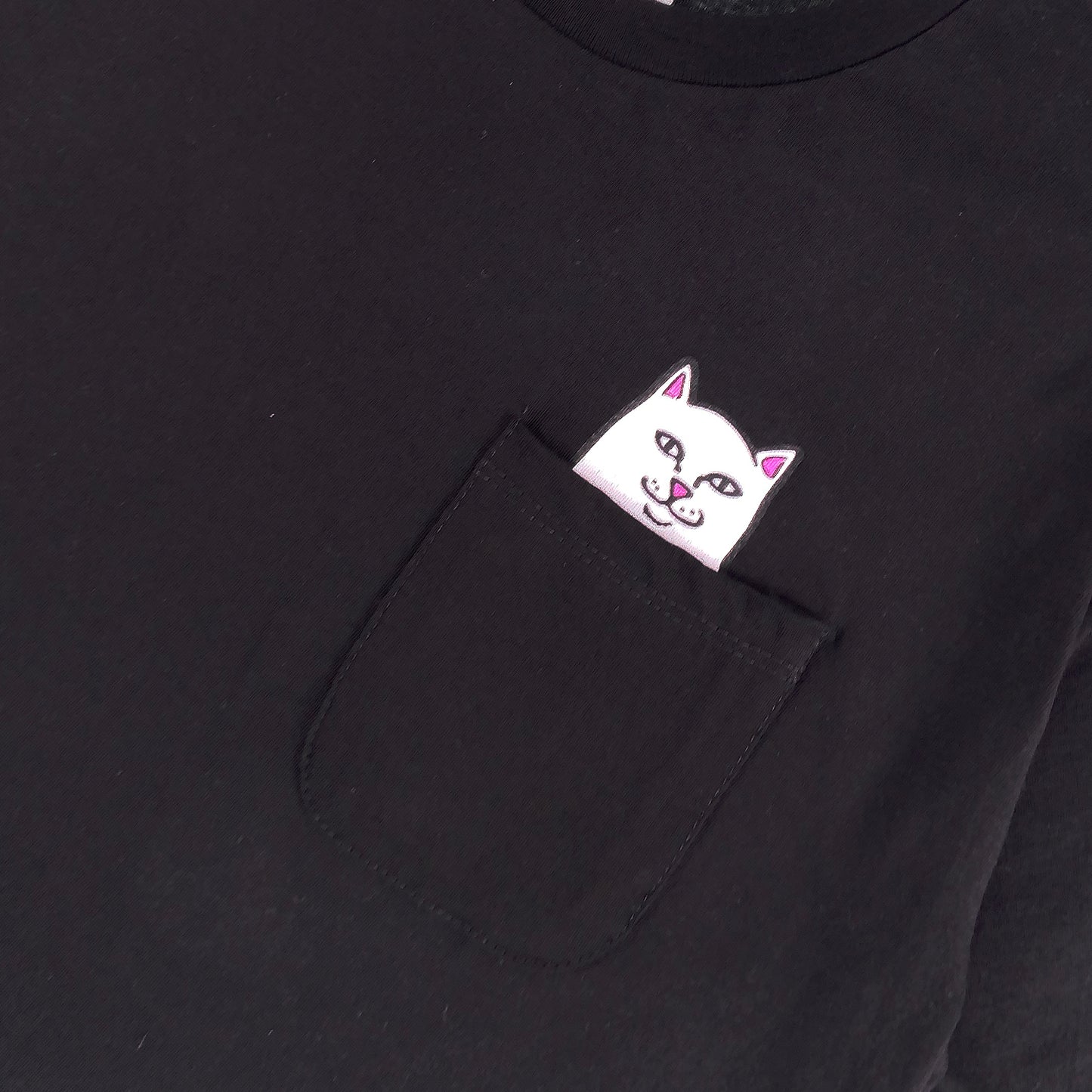 RIPNDIP - Lord Nermal Pocket T-shirt - Black - Prime Delux Store