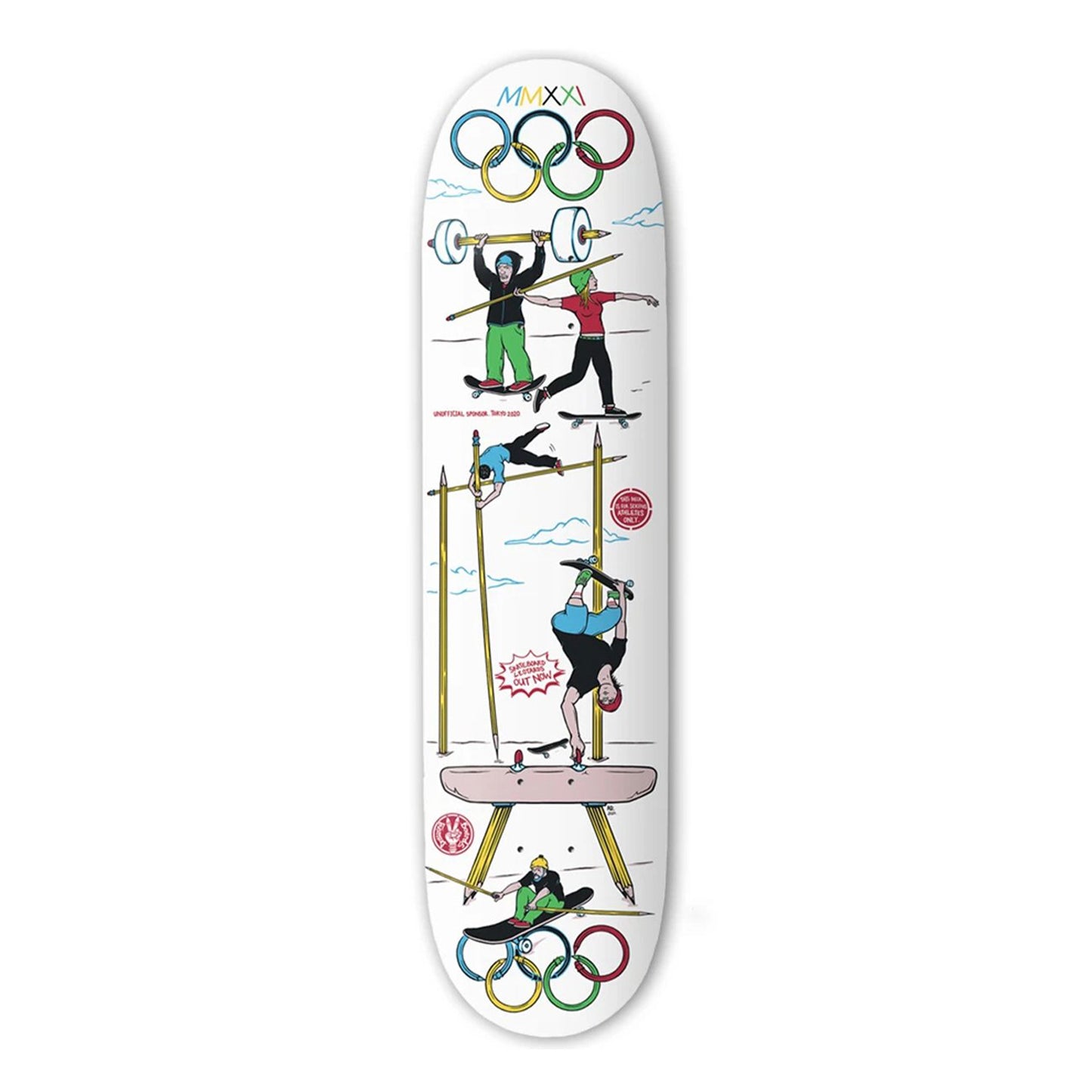 The Drawing Boards - 8.1" - No-lympics Deck - Prime Delux Store
