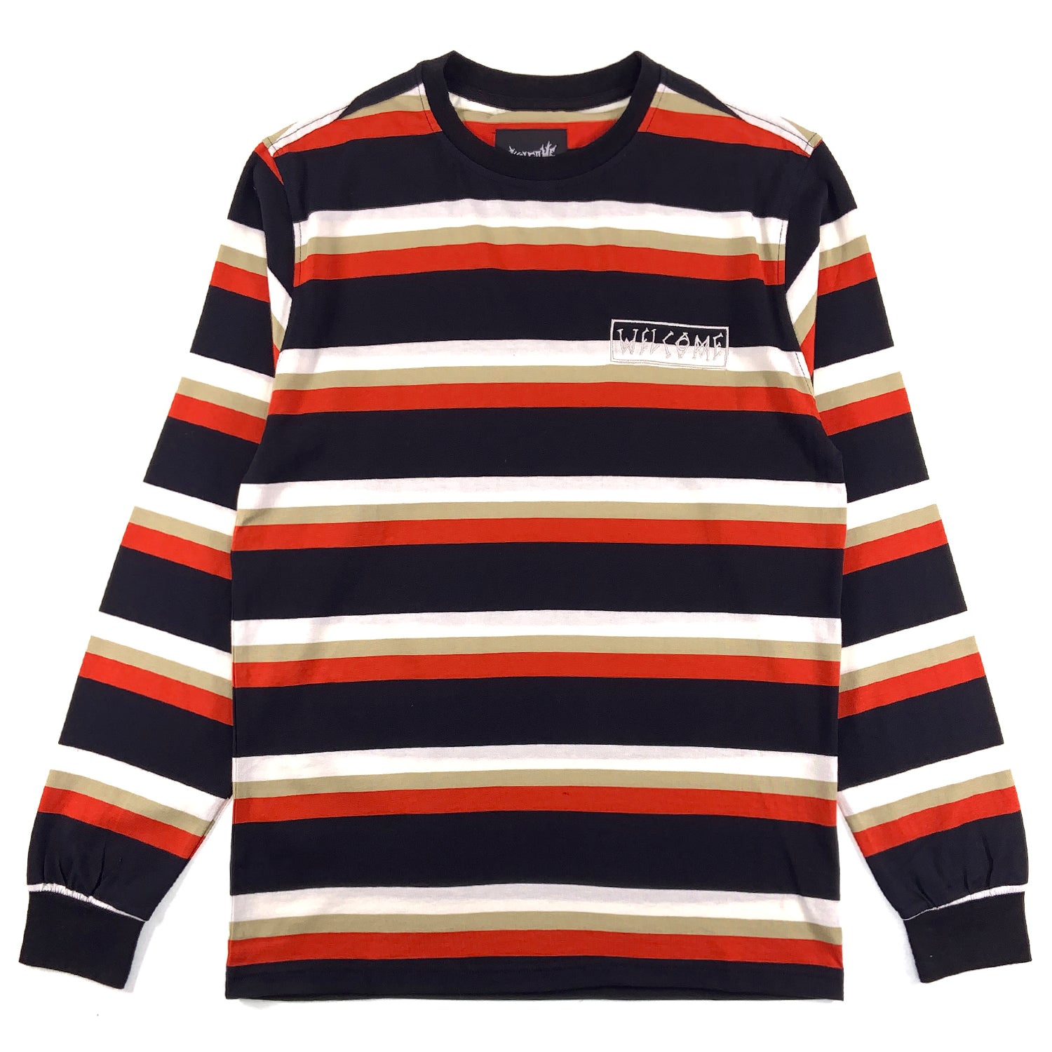 Welcome - Medius Stripe Yarn-Dyed L/S Knit - Harvest - Prime Delux Store