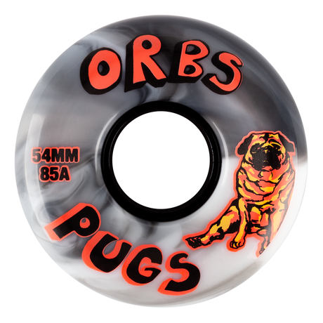 Orbs - 54mm - Pugs 85A Soft - Black / White - Prime Delux Store