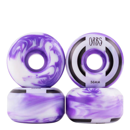Orbs - 56mm - Apparitions Swirls - Purple / White - Prime Delux Store