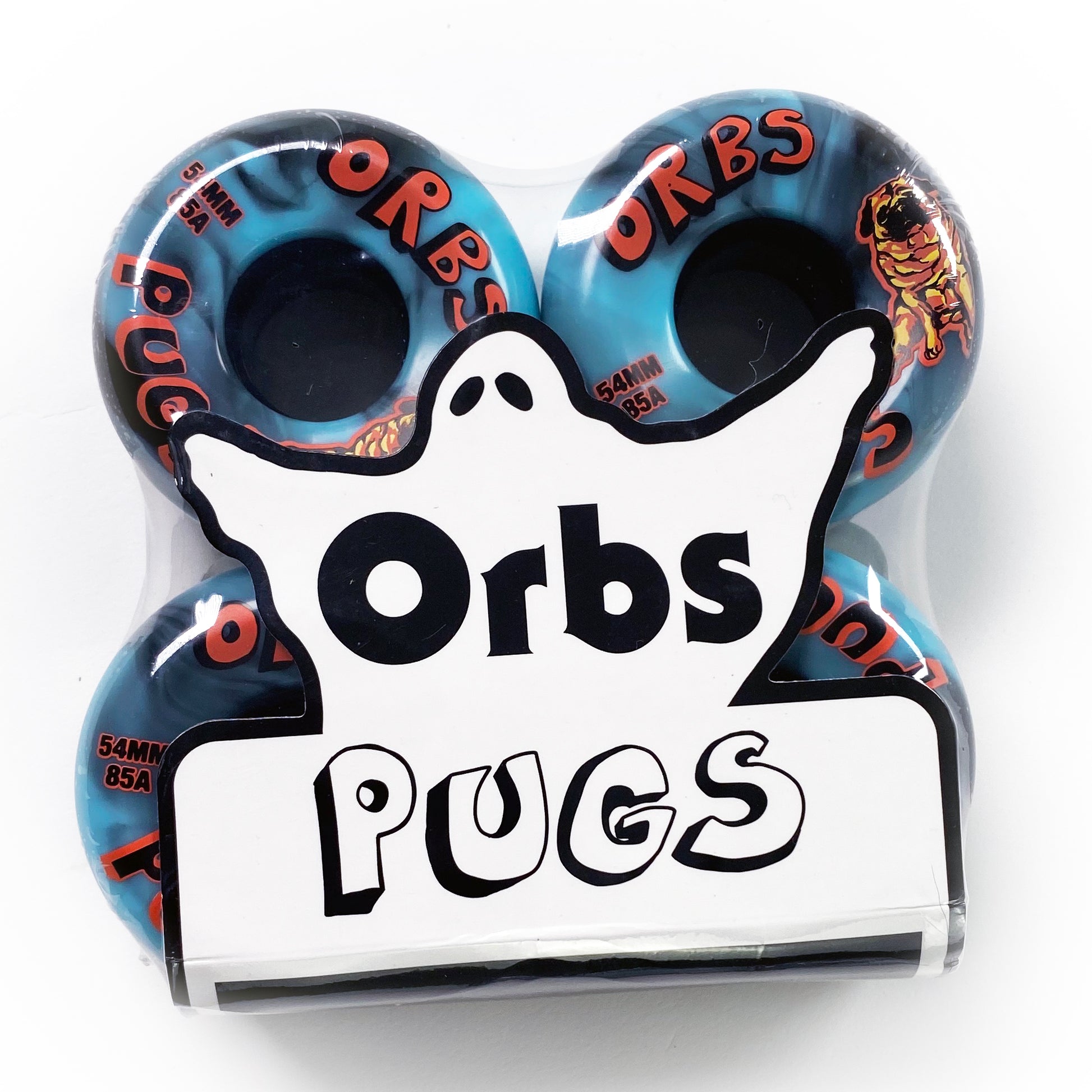 Orbs - 54mm - Pugs 85A Soft Wheels - Blue / Blue - Prime Delux Store