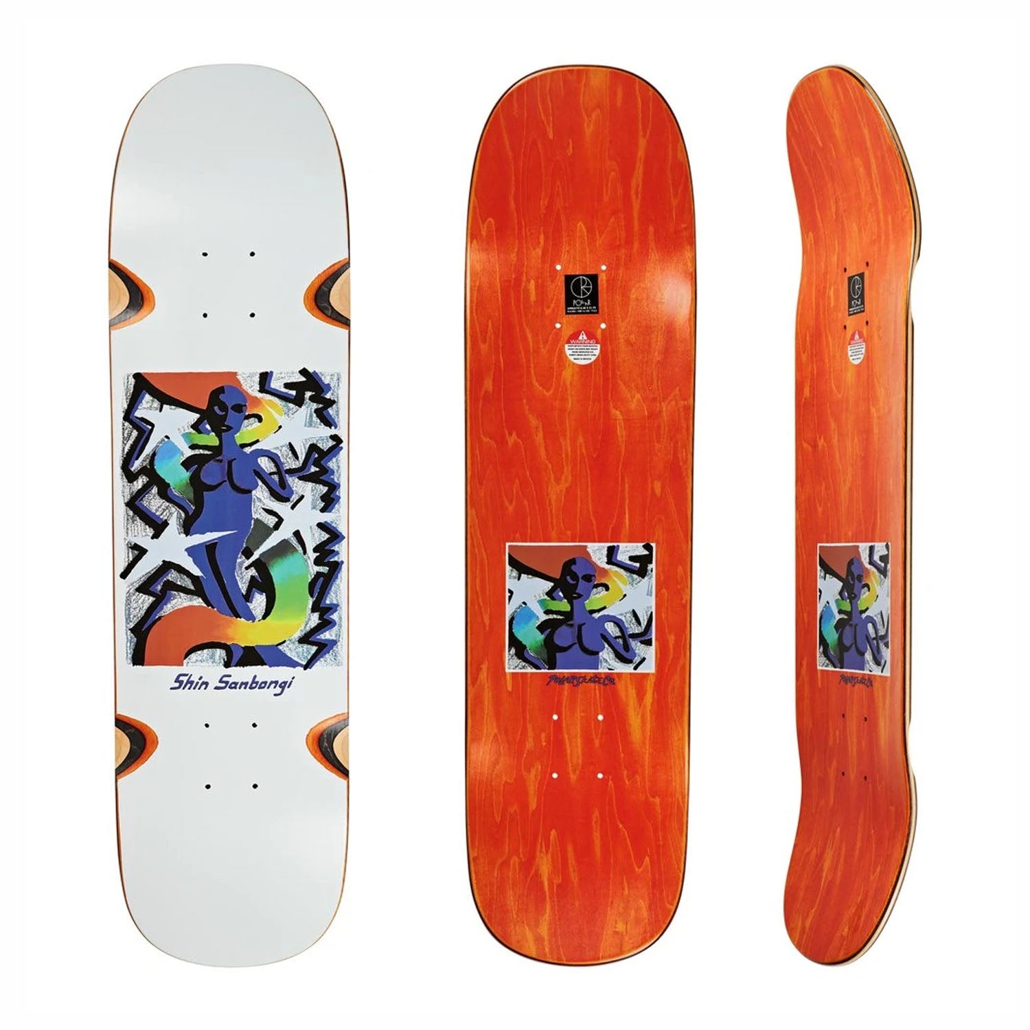 Polar - 8.38" - Shin Sanbongi Queen Skateboard Arigato Shape Deck - Prime Delux Store