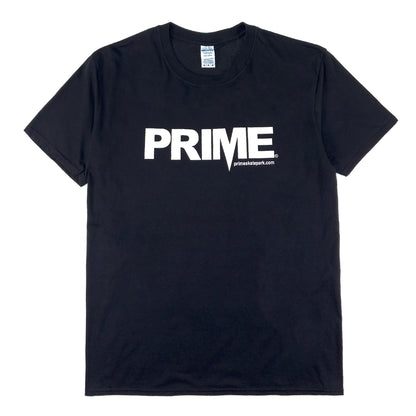 Prime Delux OG Logo T Shirt - Black / White - Prime Delux Store