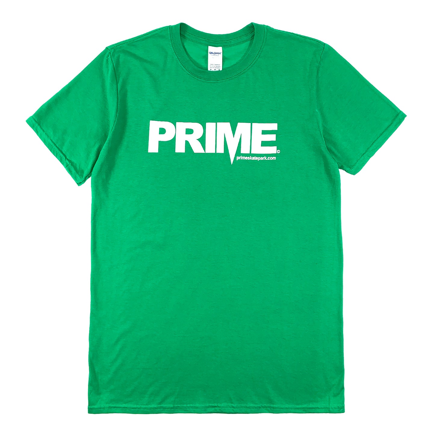 Prime Delux OG Logo T Shirt - Green / White - Prime Delux Store