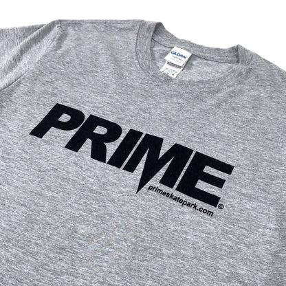 Prime Delux OG Logo T Shirt - Grey / Black - Prime Delux Store
