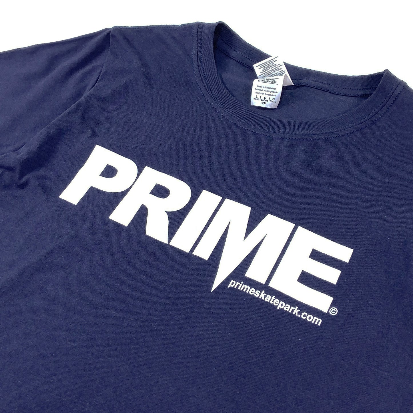 Prime Delux OG Logo Kids T Shirt - Navy / White - Prime Delux Store