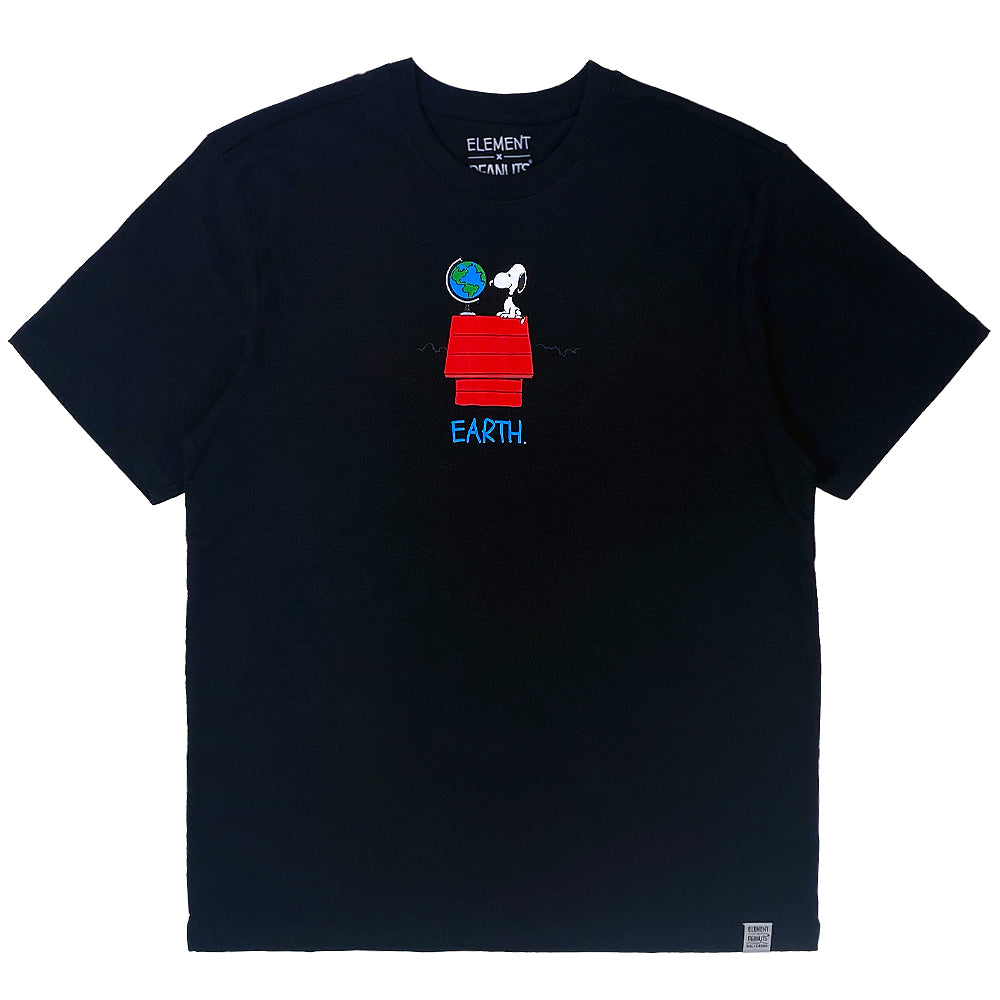 Peanuts Element Earth SS T-Shirt - Flint Black - Prime Delux Store