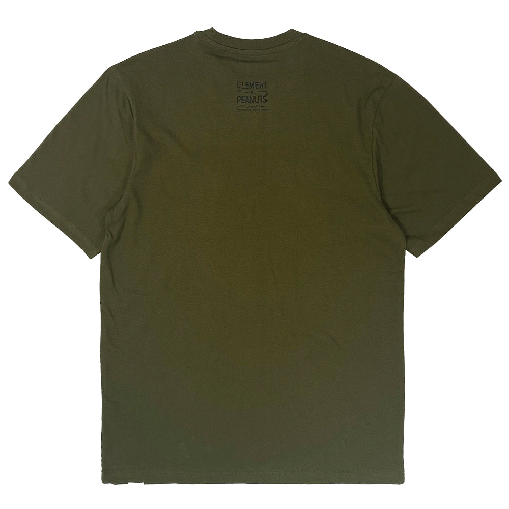 Peanuts Element Fire SS T-Shirt - Army - Prime Delux Store