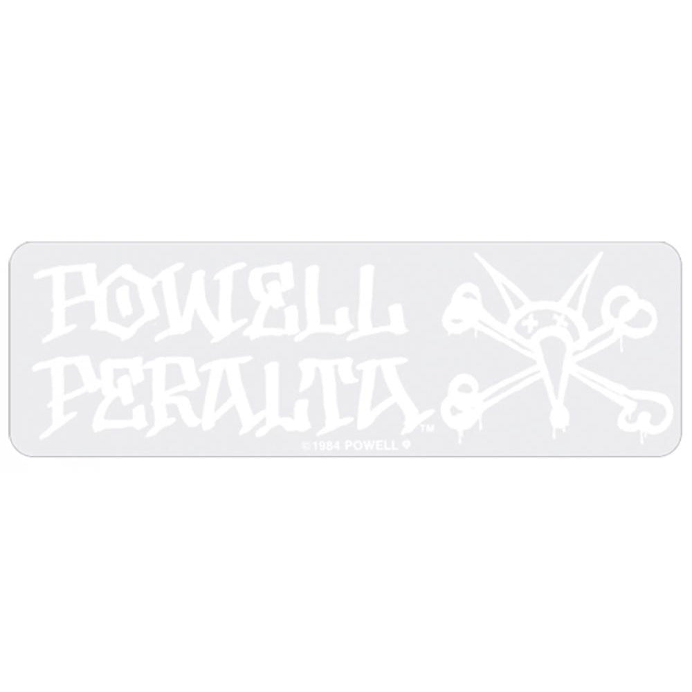 Powell Peralta Valo Rat Sticker - White / Clear - Prime Delux Store