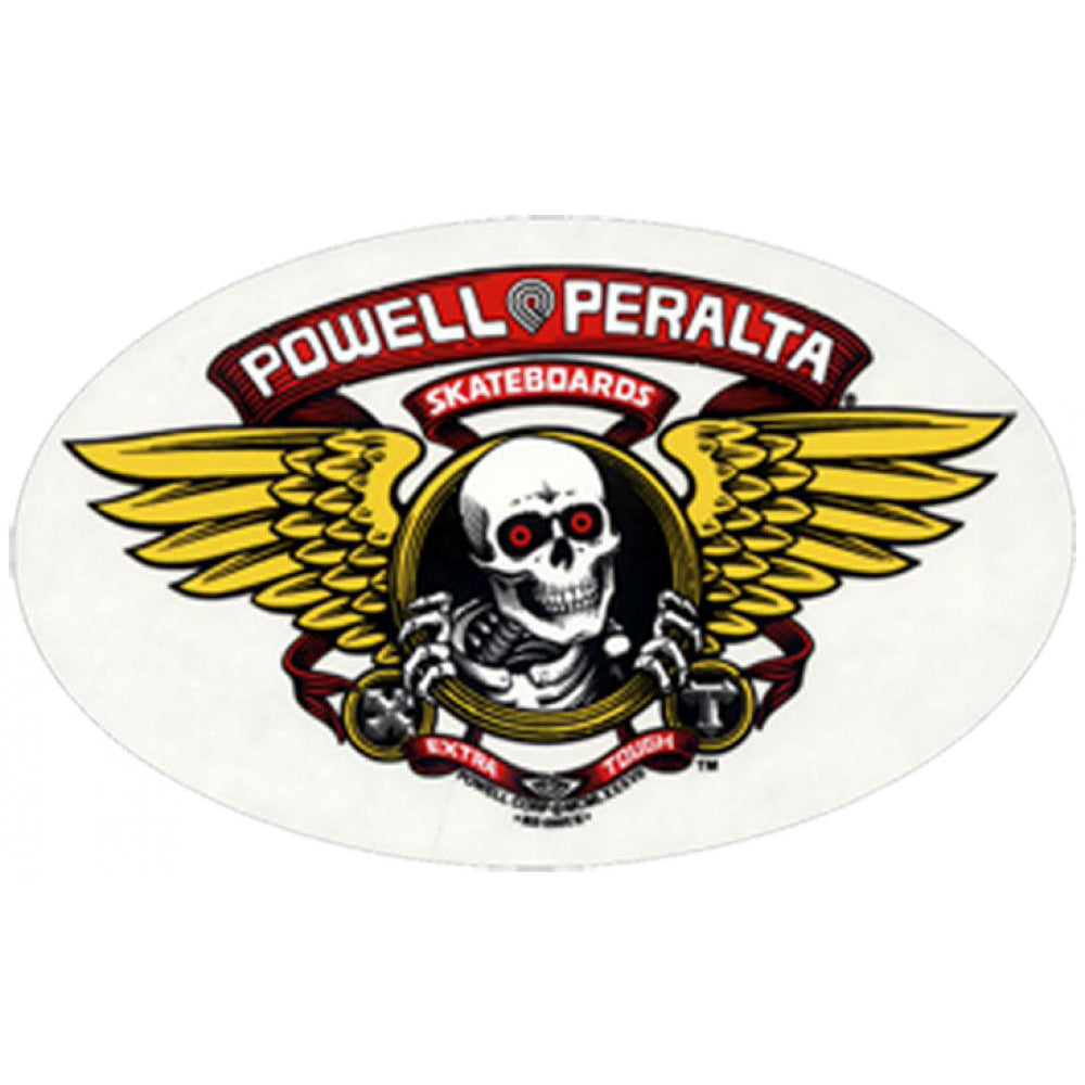 Powell Peralta Winged Ripper Sticker - Red - Prime Delux Store
