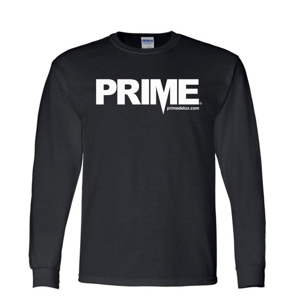 Prime Delux OG Logo Kids Long Sleeve T Shirt - Black / White - Prime Delux Store