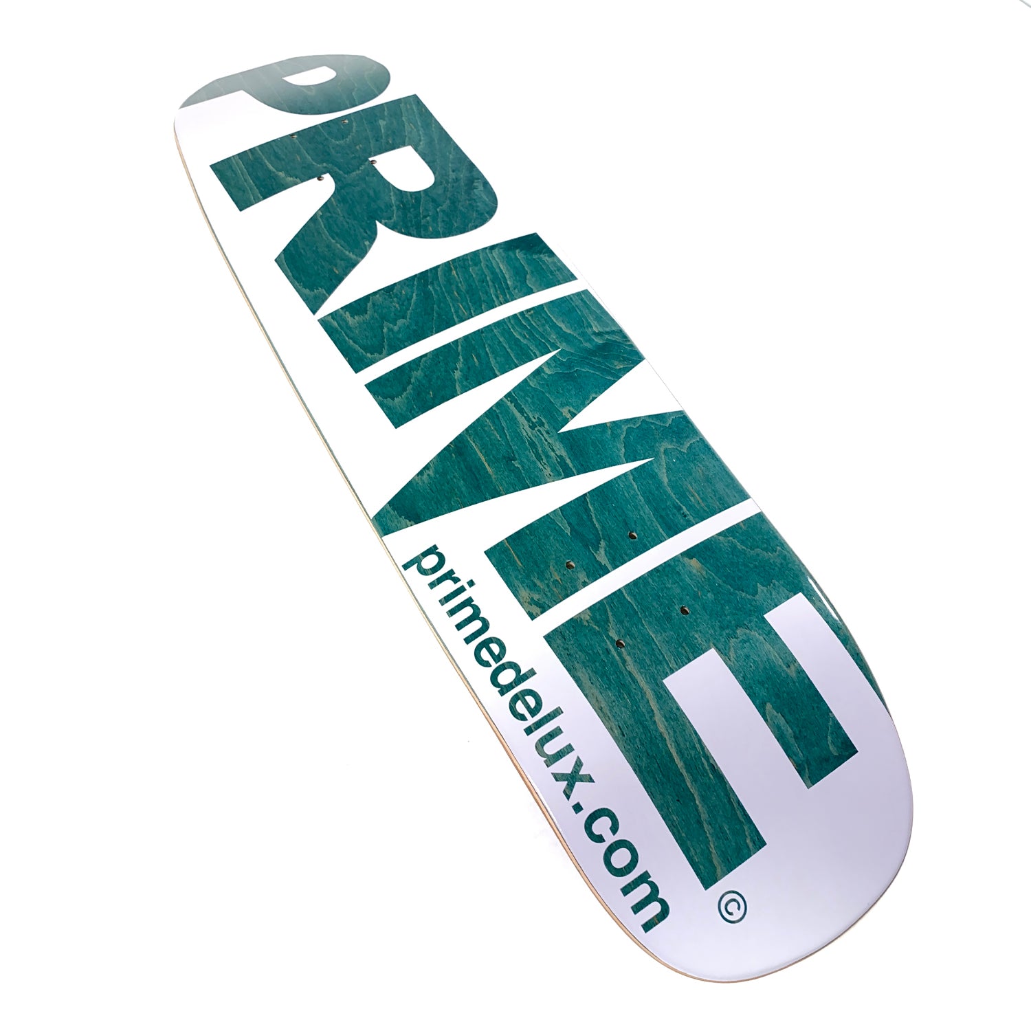 Prime Delux - 8.375" - O.G Invert Cruiser - White / Teal - Prime Delux Store