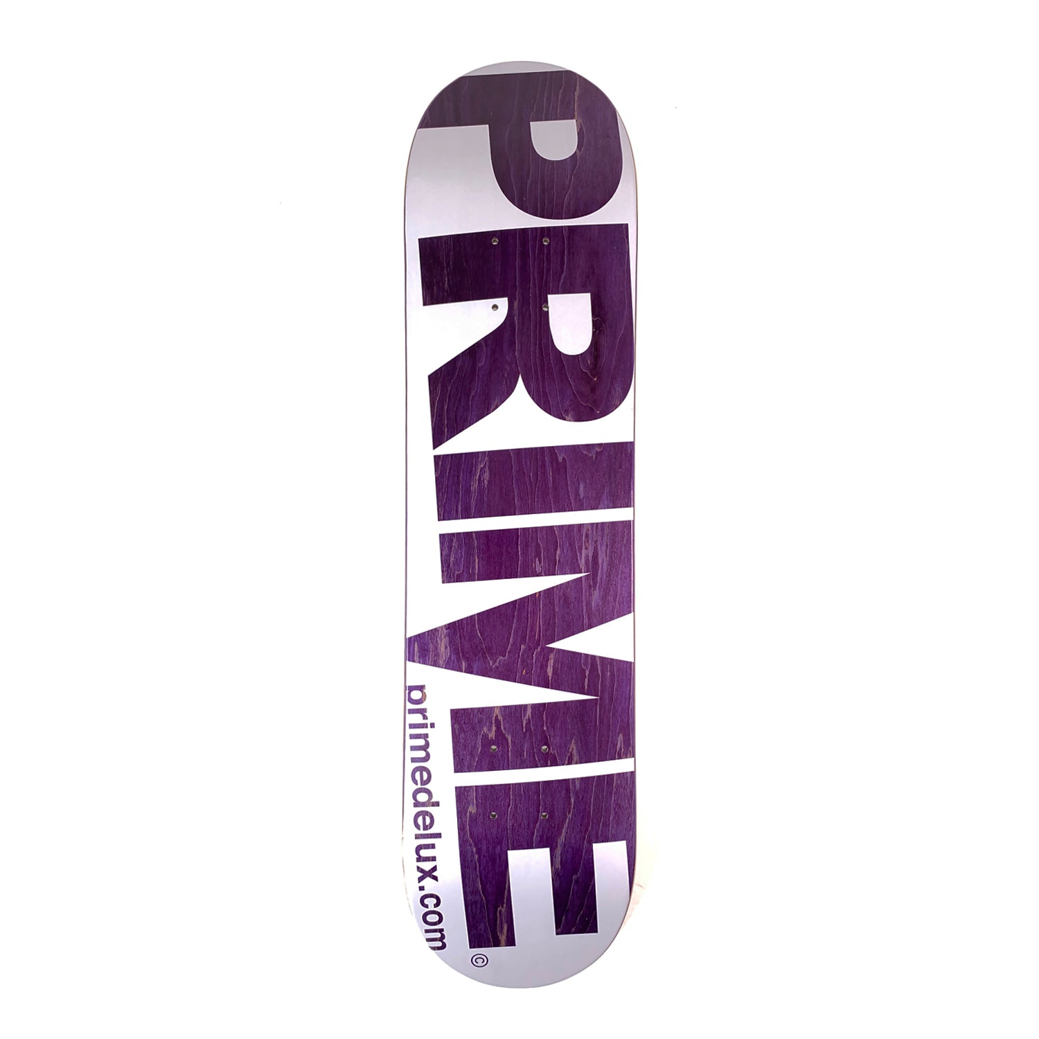 Prime Delux - 7.5" - O.G Invert Deck - White / Purple - Prime Delux Store