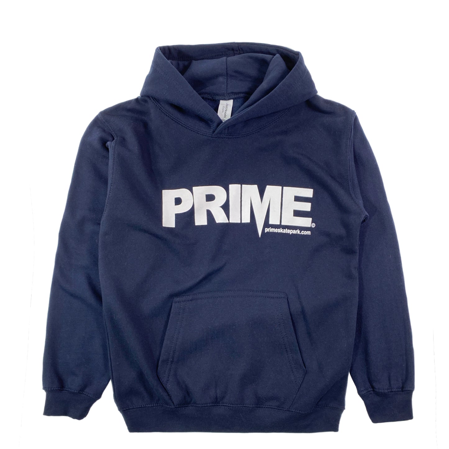 Prime Delux OG Logo Kids Hooded Sweat - Navy / White - Prime Delux Store