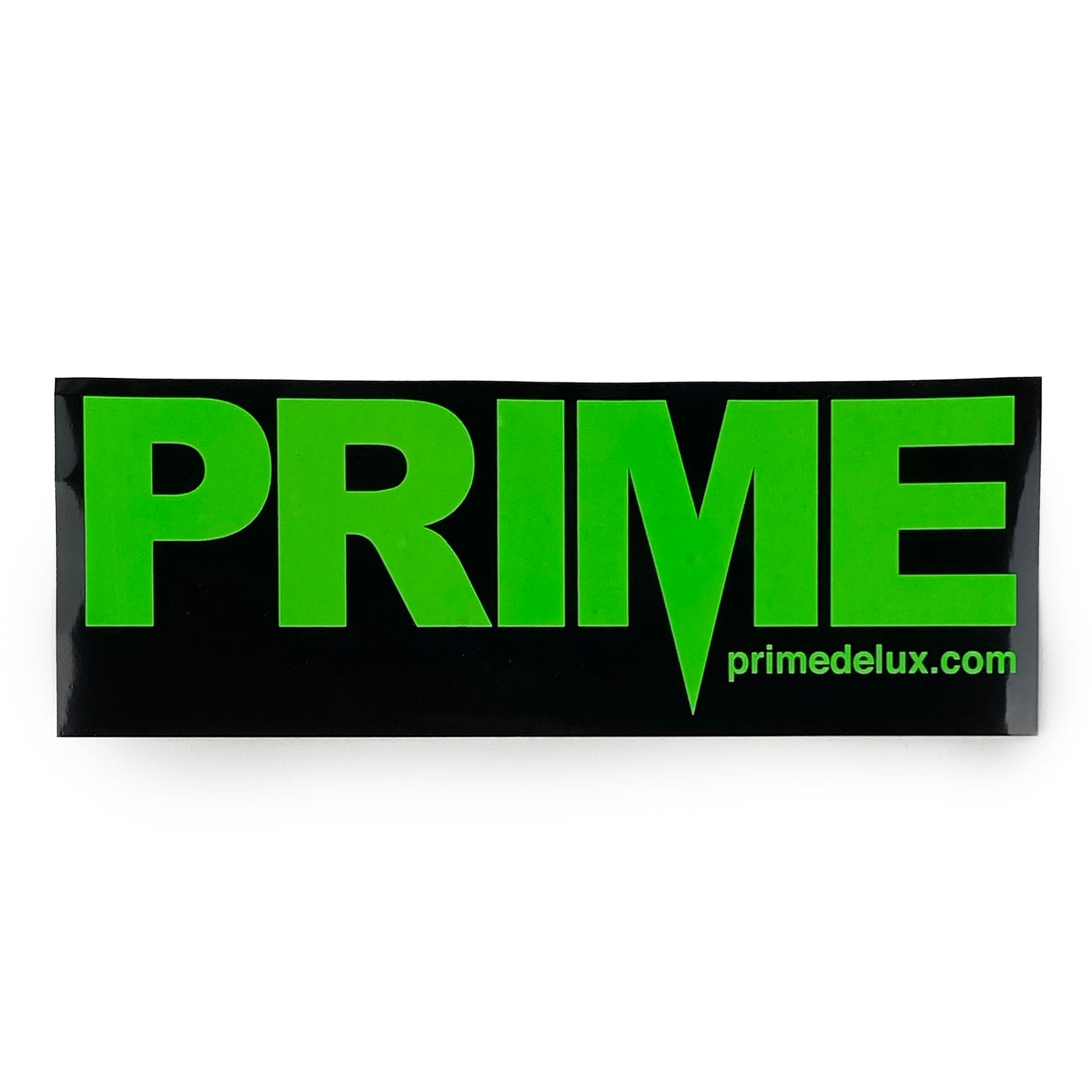 Prime Delux OG Sticker XXL - Neon Green / Black - Prime Delux Store