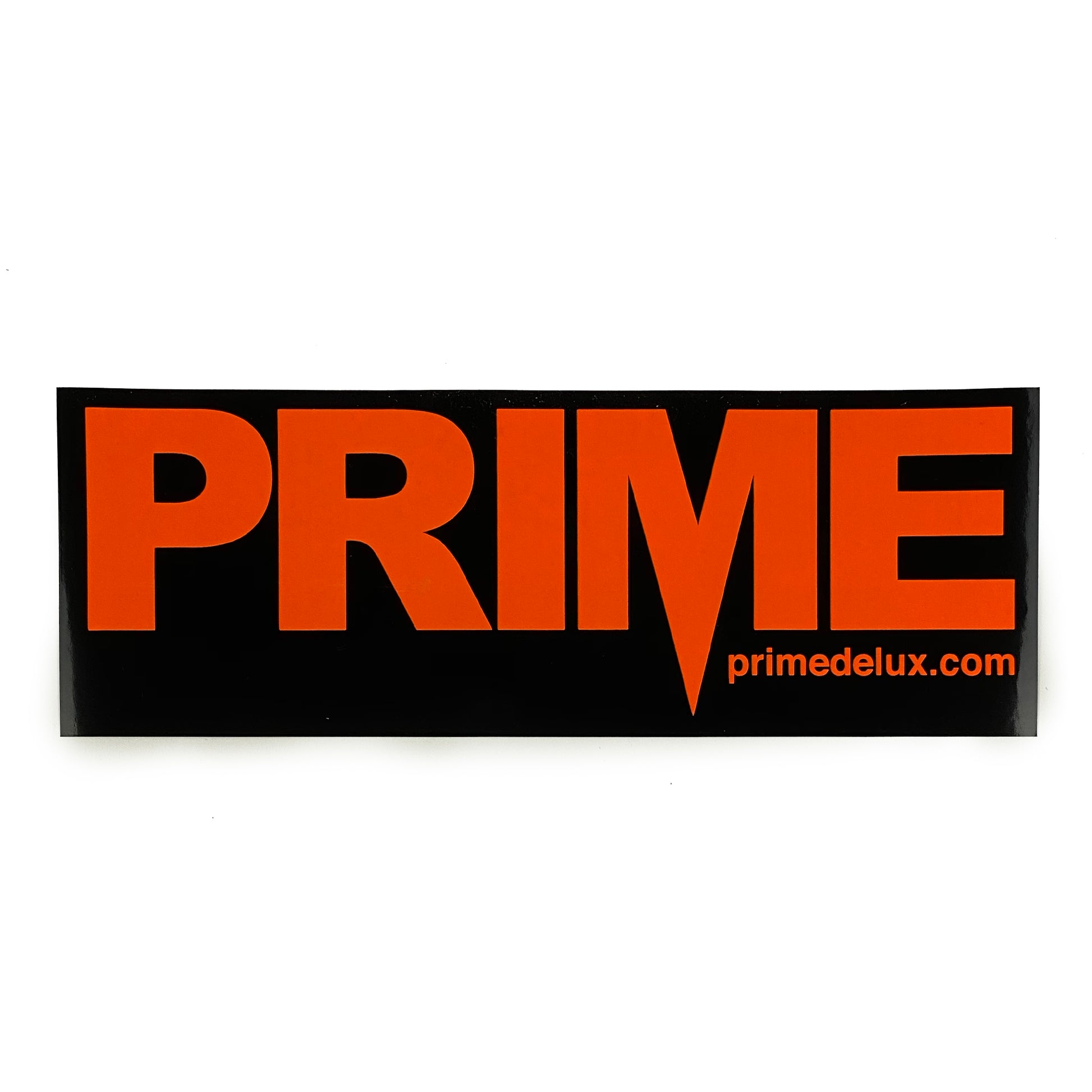 Prime Delux OG Sticker XXL - Neon Orange / Black - Prime Delux Store