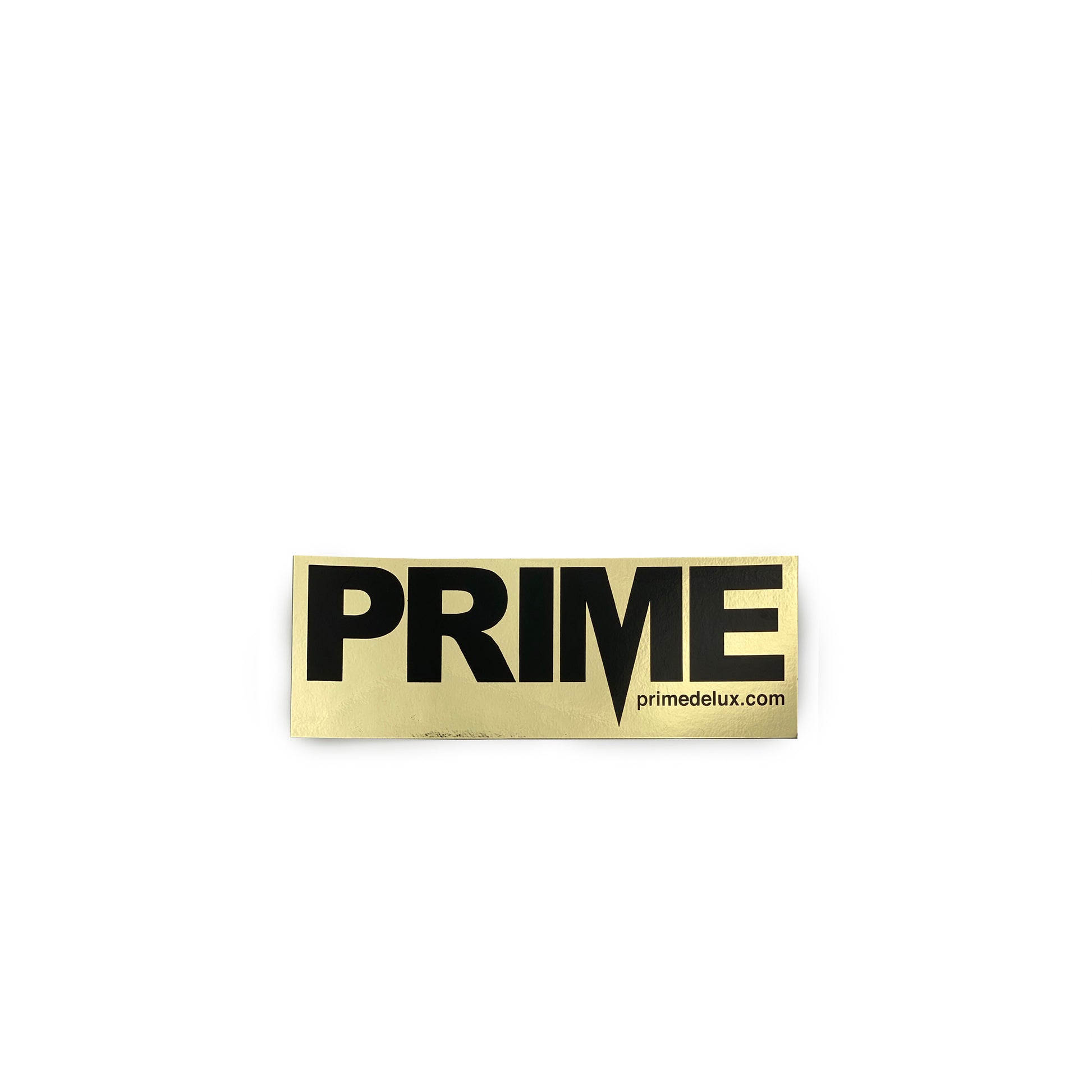 Prime Delux OG Sticker M - Black / Foil Gold - Prime Delux Store