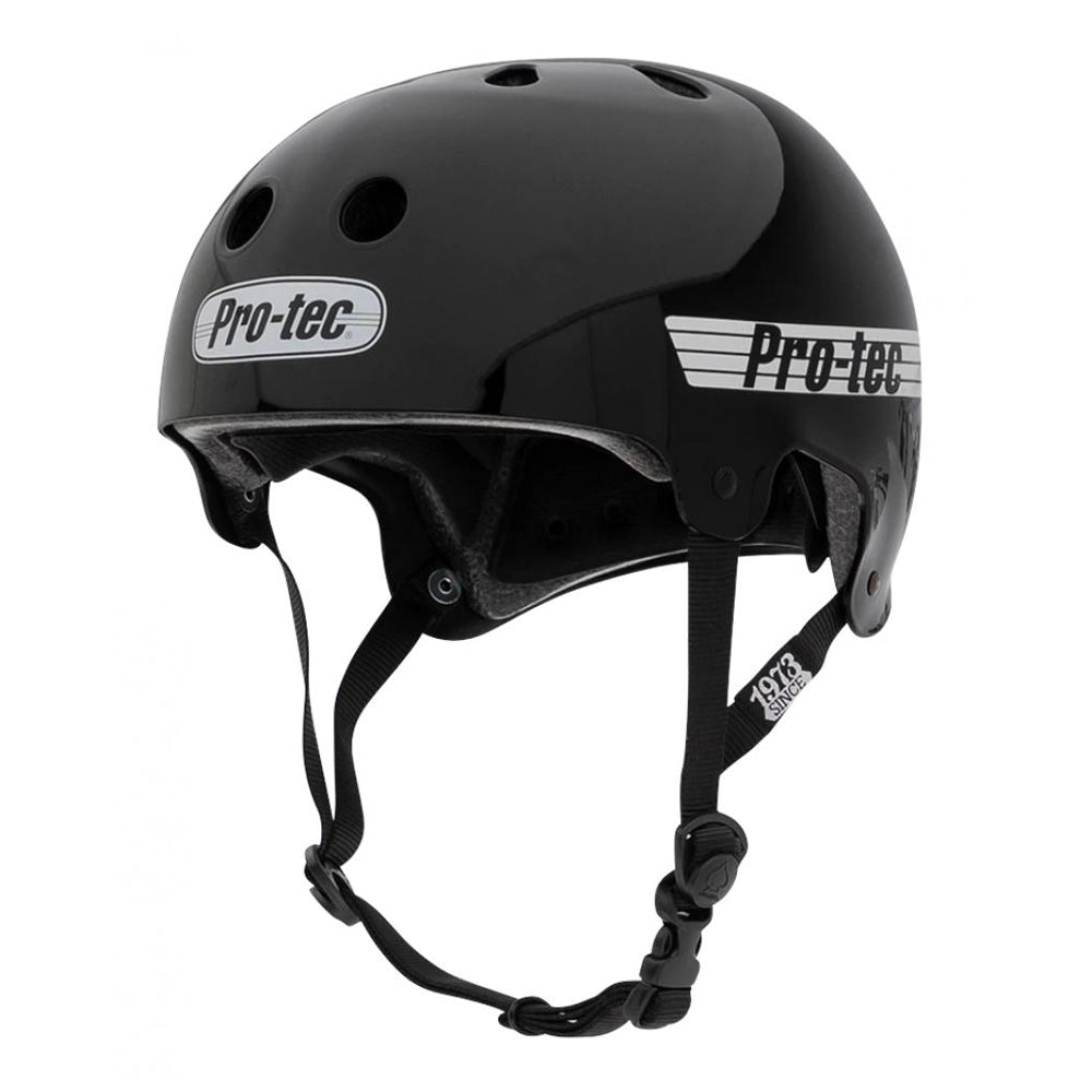 Pro-Tec Old School Certified Helmet - Gloss Black - Prime Delux Store