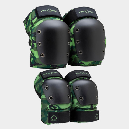 Pro-Tec Street Knee / Elbow Pad Set - Camo - Prime Delux Store