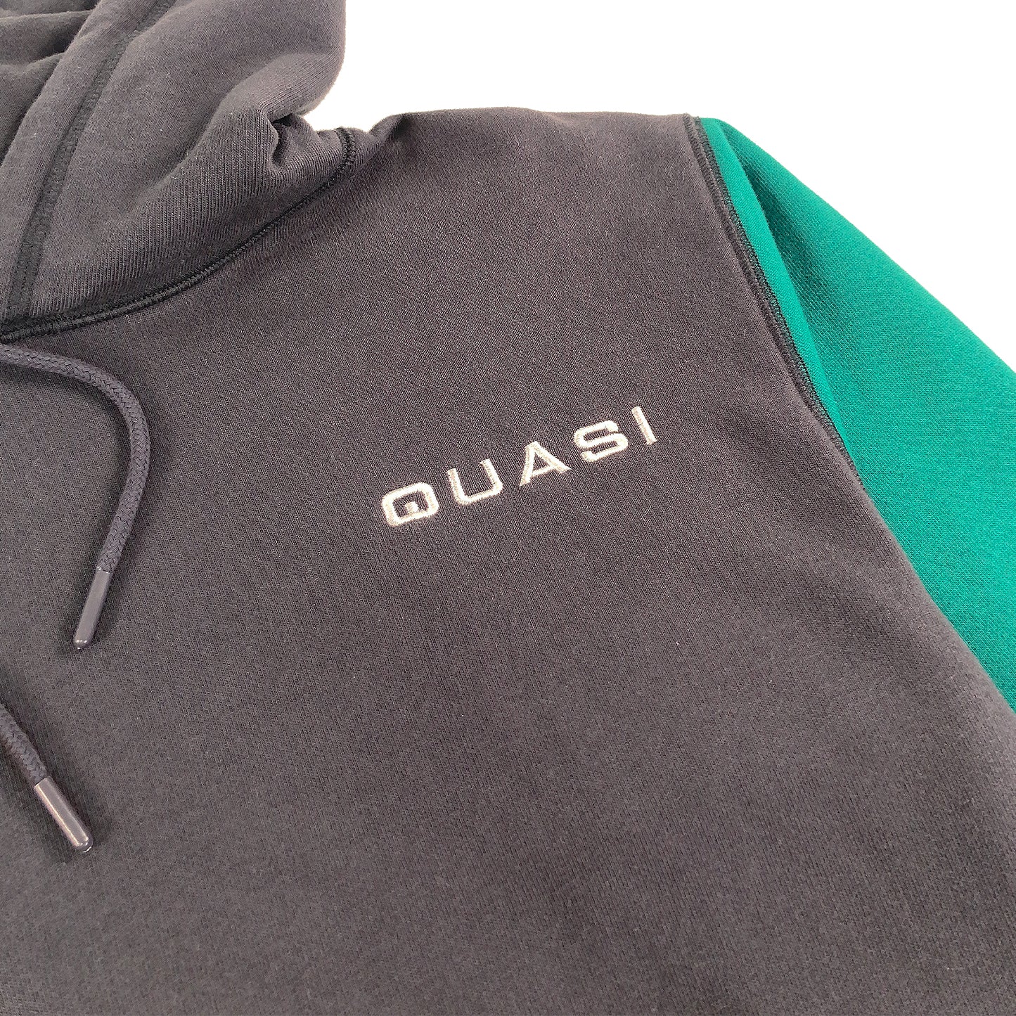 Quasi Blockhead Hooded Sweat - Navy / Forest - Prime Delux Store