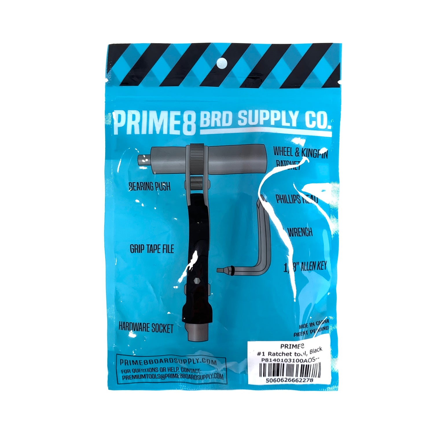 Prime8 #1 Ratchet Tool - Black - Prime Delux Store