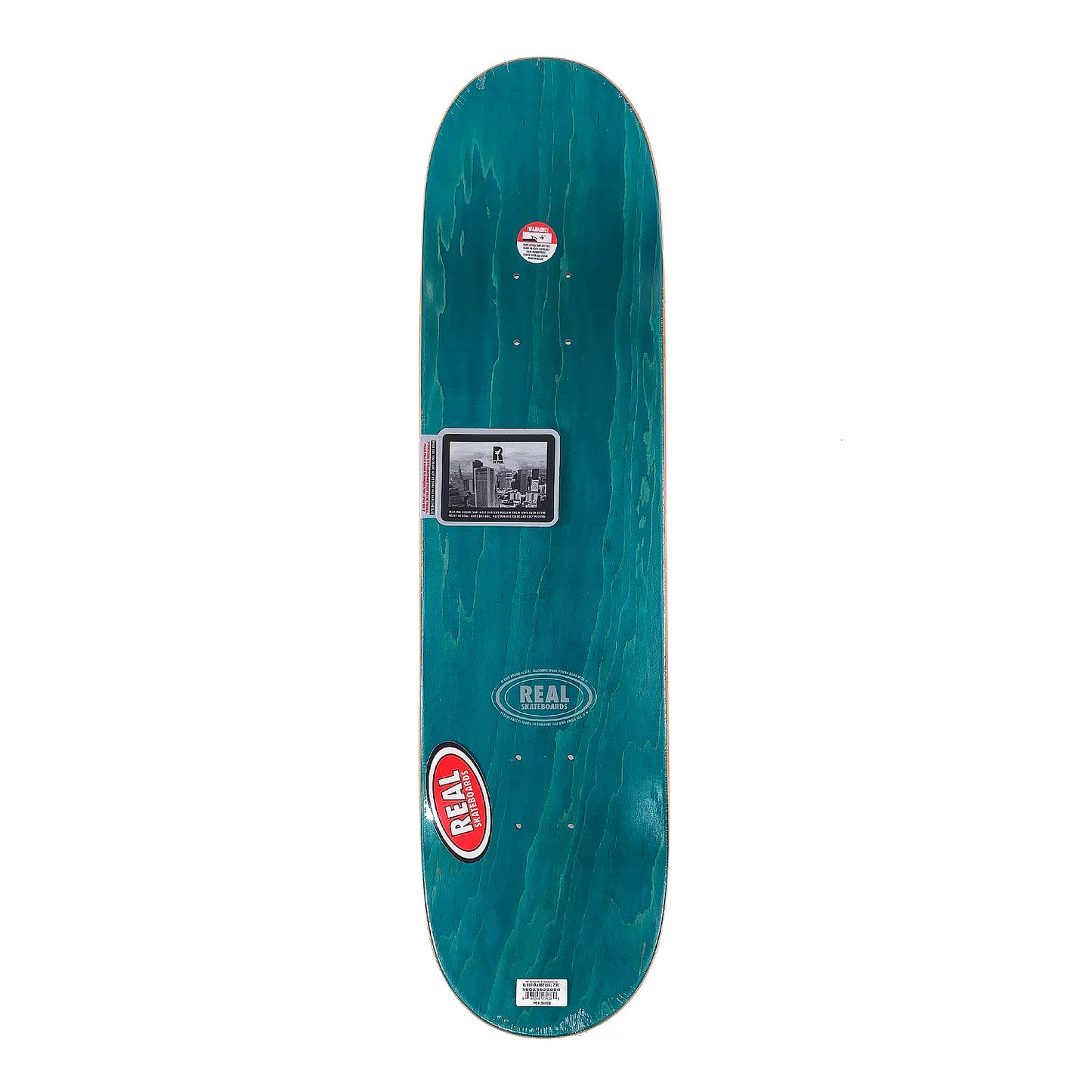 Real - 7.75" - Team Classic Oval Mid Deck - Silver - Prime Delux Store