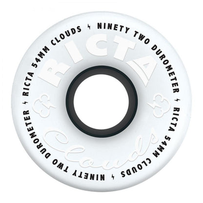 Ricta Wheels - 54mm - Clouds 92A - White/Black - Prime Delux Store