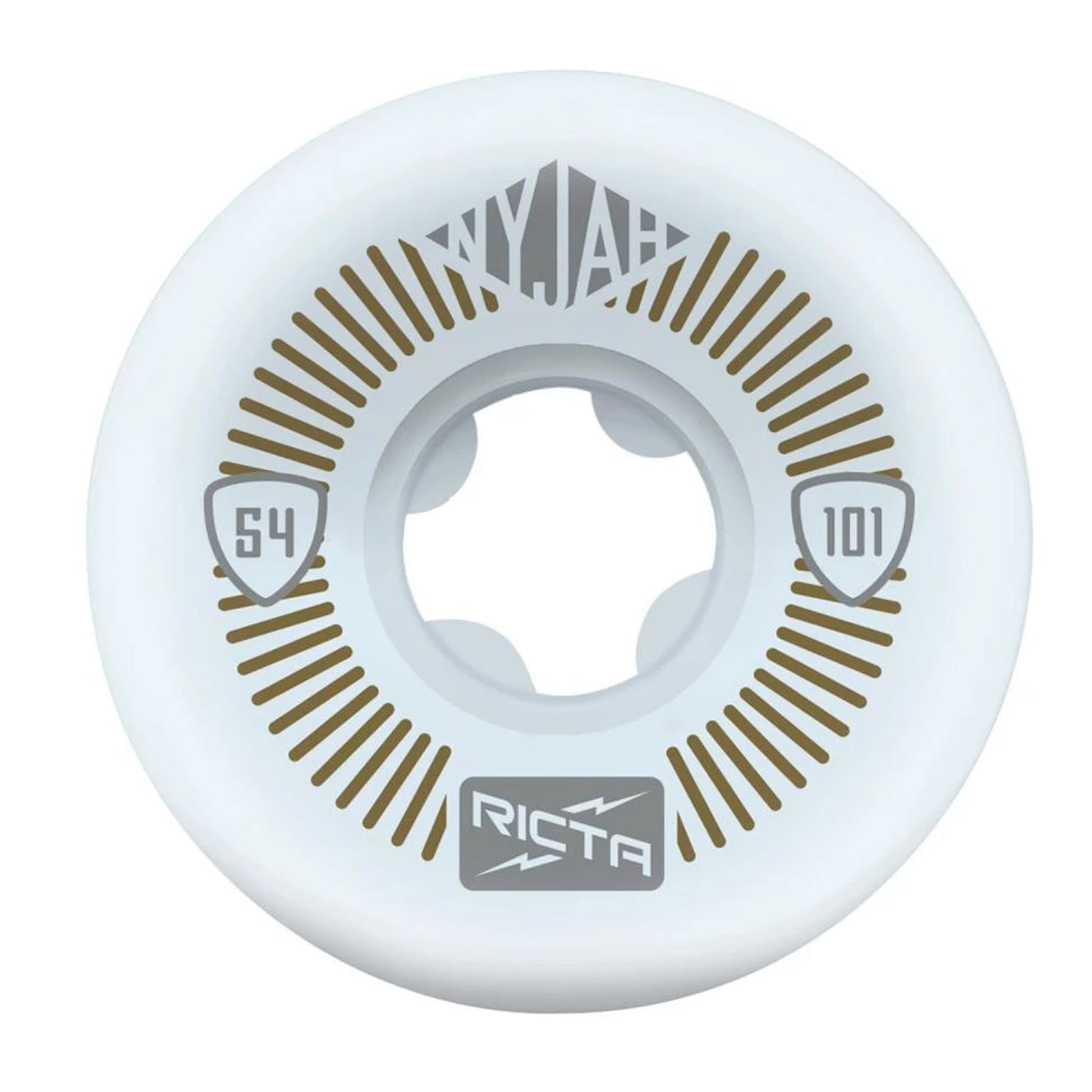 Ricta Wheels - 54mm - Nyjah Huston Pro Wide 101a - White - Prime Delux Store