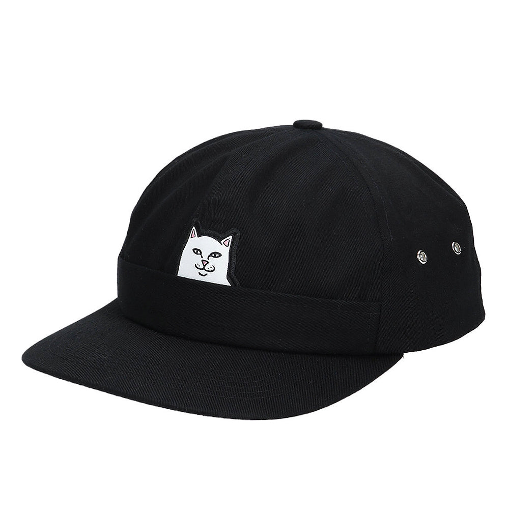 RIPNDIP Lord Nermal 6 Panel Cap - Black - Prime Delux Store