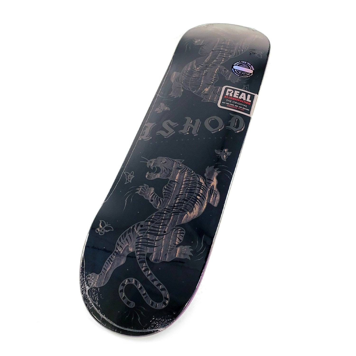 Real - 8.38" - Ishod Cat Scratch Twin Tail deck - Fully Blacked Out - Prime Delux Store