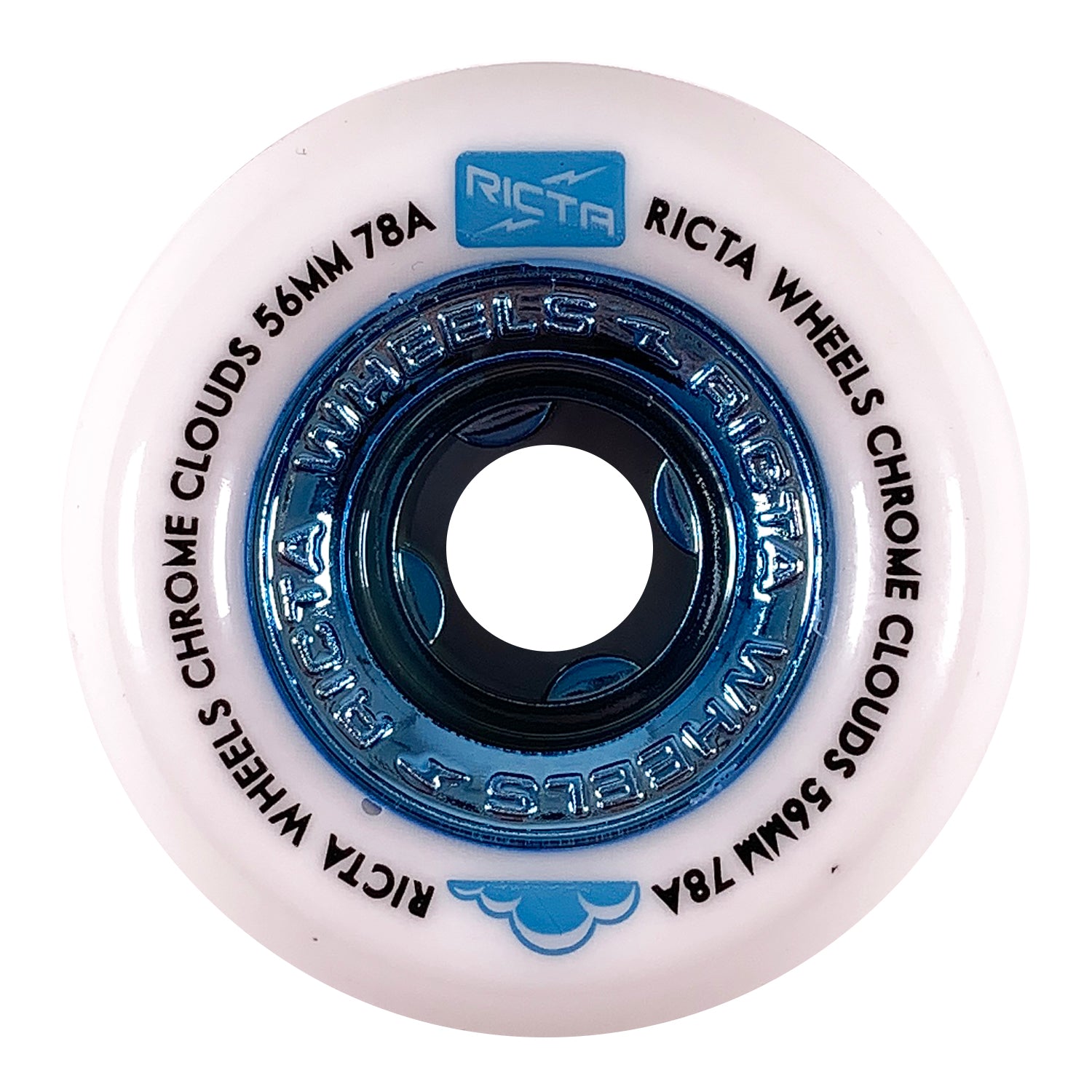 Ricta Wheels - 56mm - Chrome Clouds 78a - Blue - Prime Delux Store