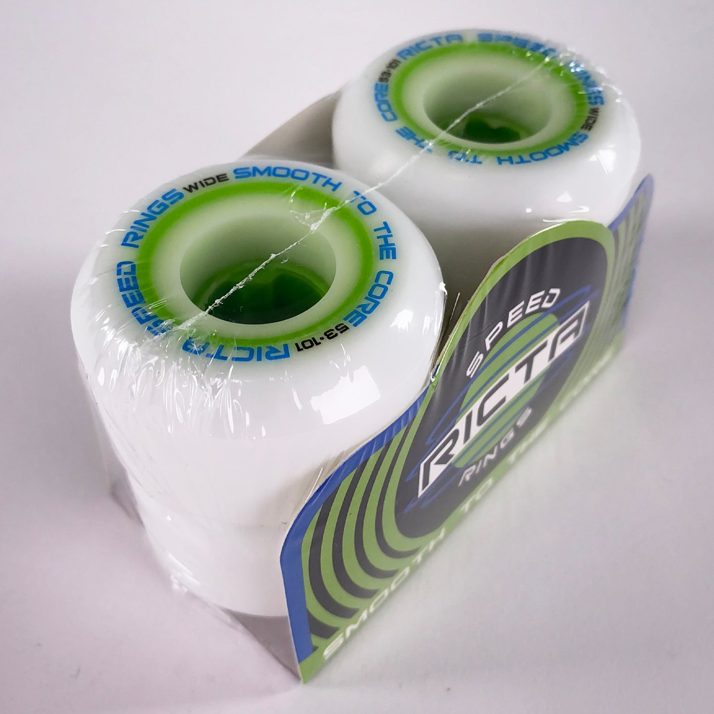 Ricta Wheels Speedrings 101a White / Green 53mm - Prime Delux Store