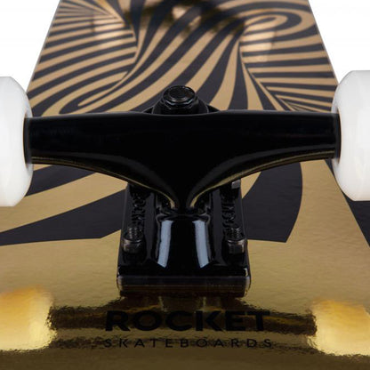 Rocket - 7.5" -  Complete Skateboard Twisted - Foil Gold - Prime Delux Store