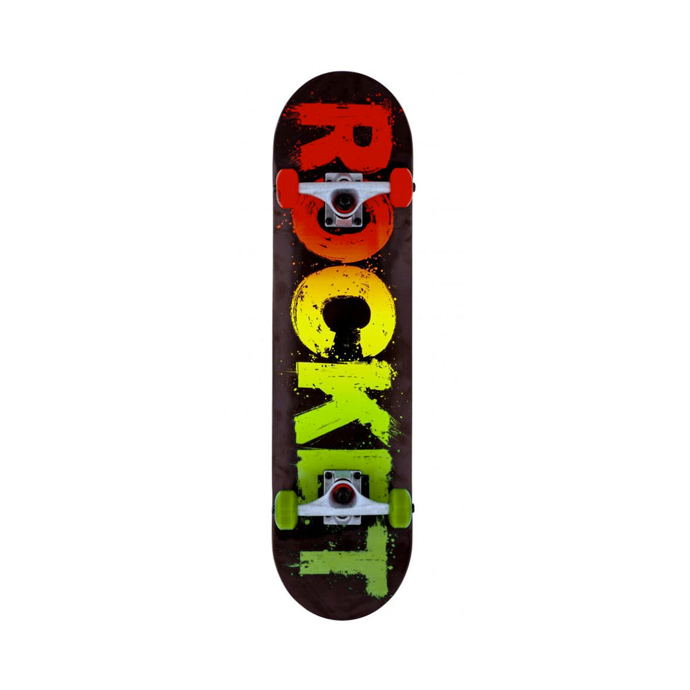 Rocket - 8" - Complete Skateboard - Rasta Fade - Prime Delux Store