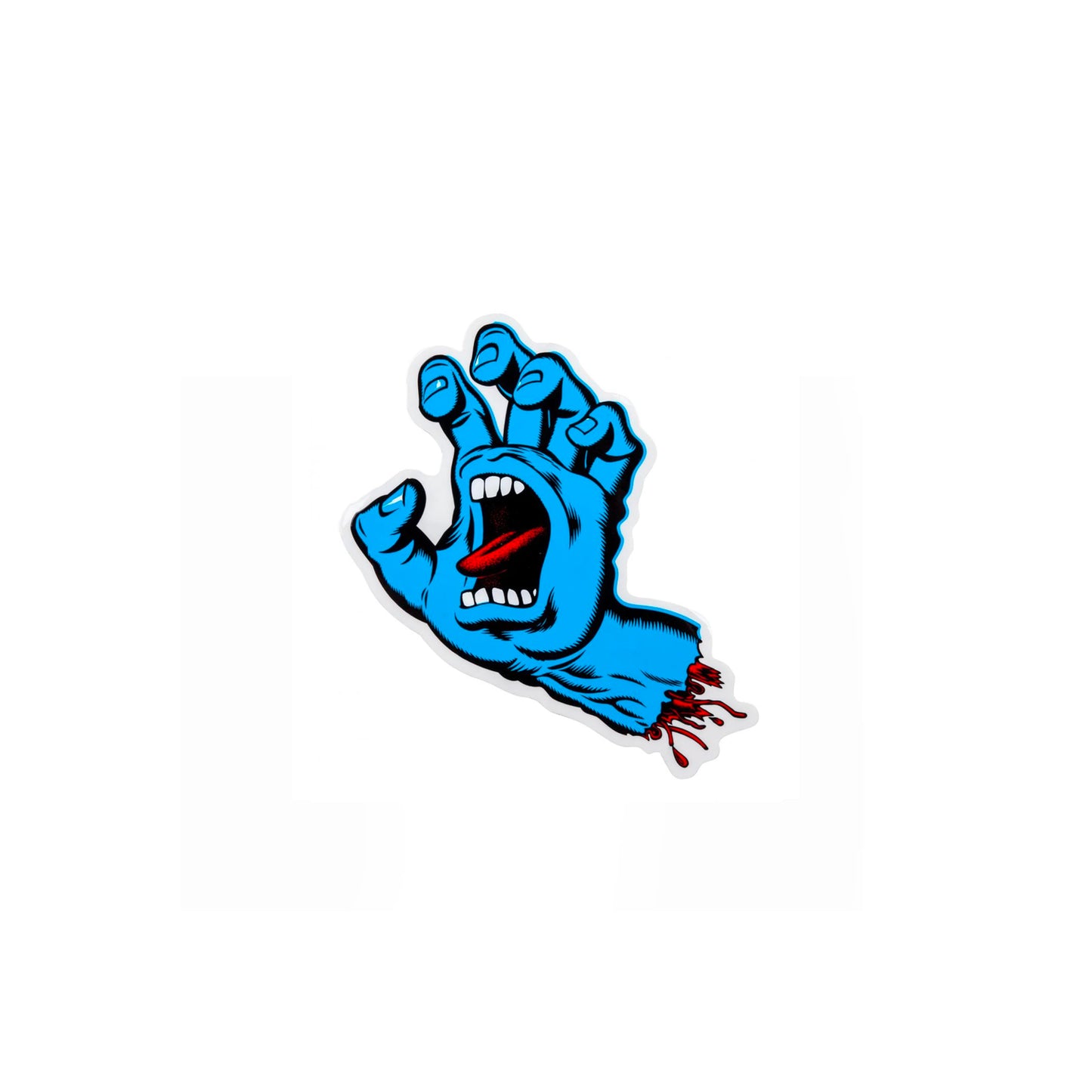Santa Cruz 3" Screaming Hand Sticker - Blue - Prime Delux Store