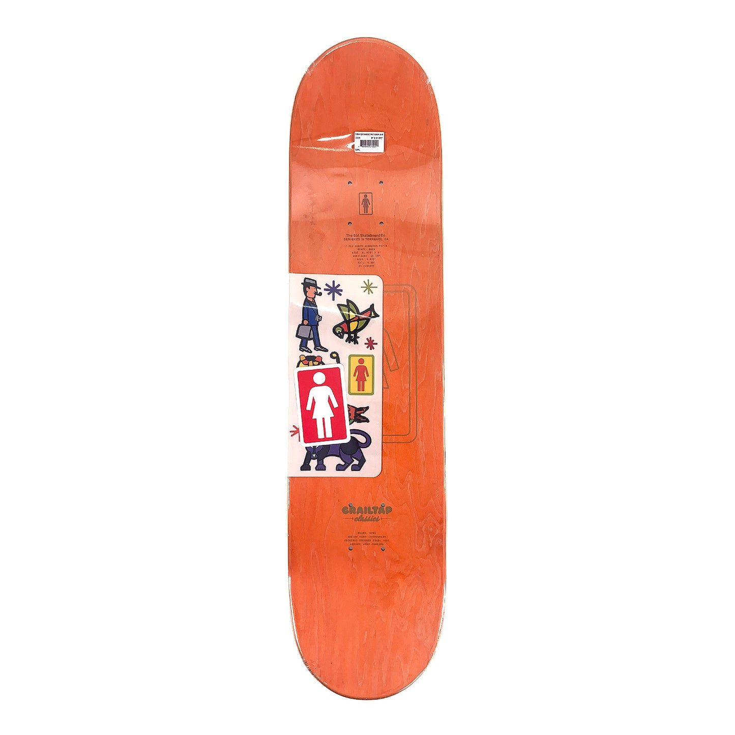 Girl - 8" - Pictograph Simon Bannerot Deck - Prime Delux Store