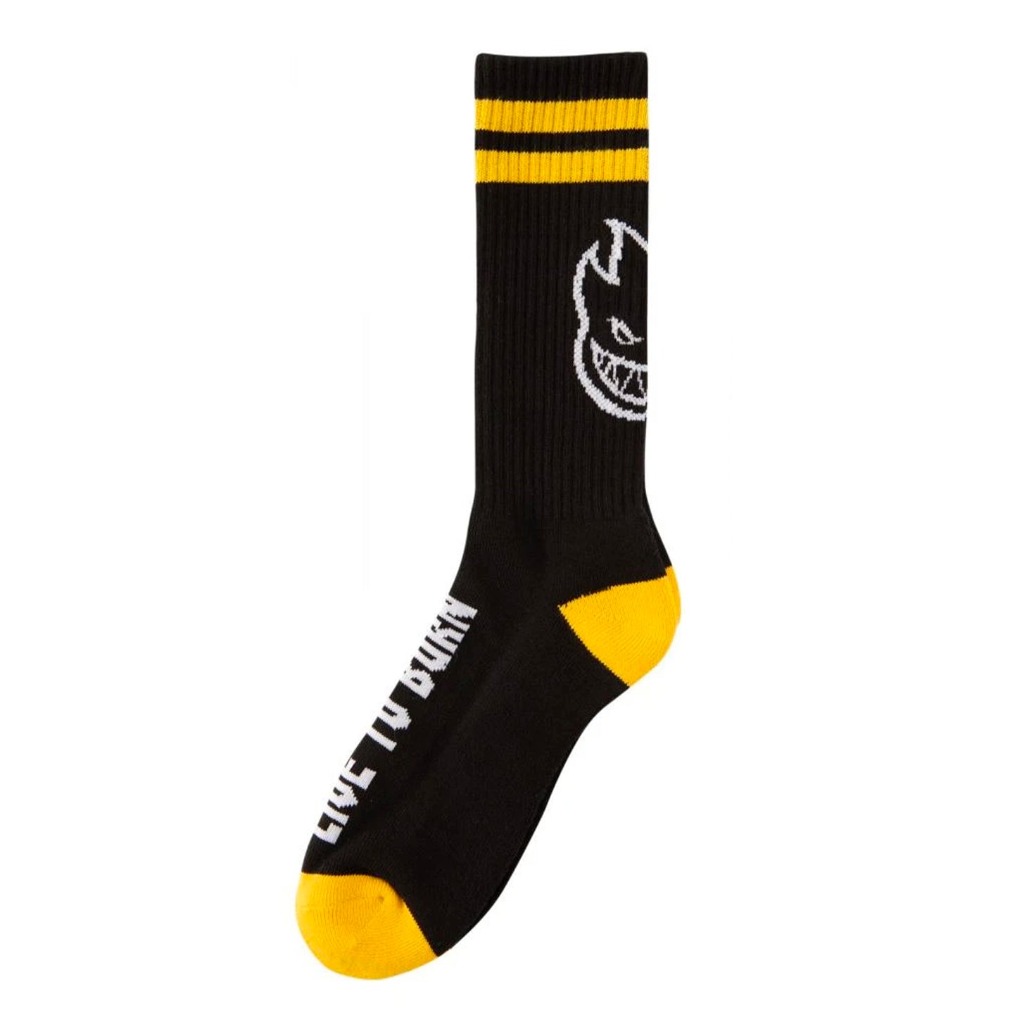 Spitfire Socks Heads Up - Black / Yellow / White - Prime Delux Store