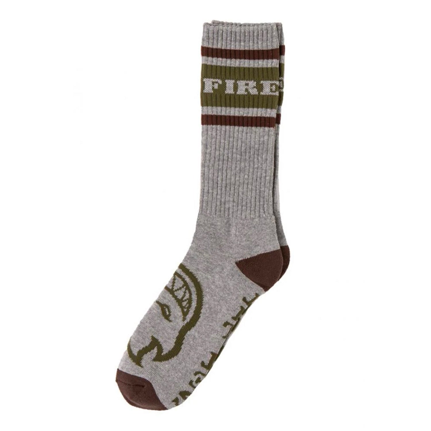 Spitfire Socks Og - Classic Heather Grey / Brown / D.Army - Prime Delux Store