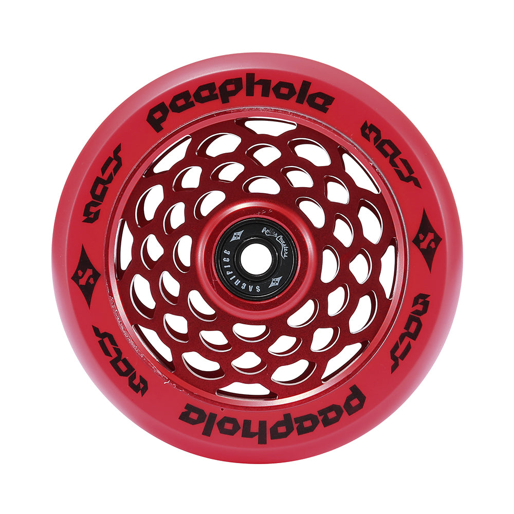 Sacrifice Spy Peephole Wheels 110mm - Red (x 2 / Sold as a pair) - Prime Delux Store