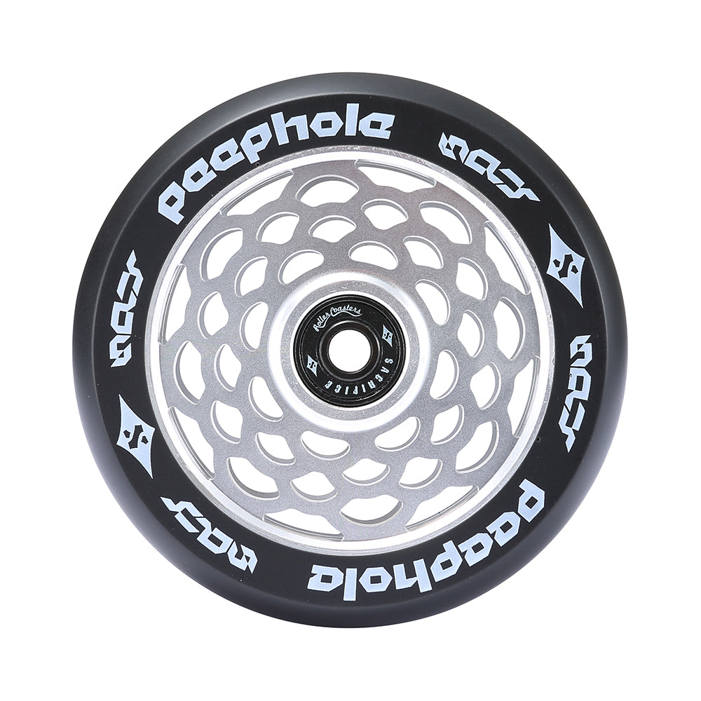 Sacrifice Spy Peephole Wheels 110mm - Silver (x 2 / Sold as a pair) - Prime Delux Store