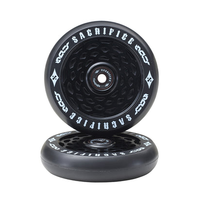 Sacrifice Spy Wheels 110mm - Black / Black  (x 2 / Sold as a pair) - Prime Delux Store