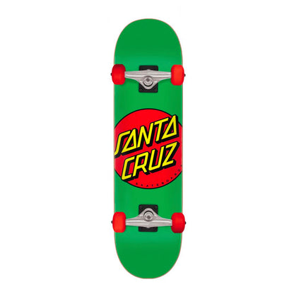 Santa Cruz - 7.80" - Classic Dot Complete Skateboard - Green / Red - Prime Delux Store