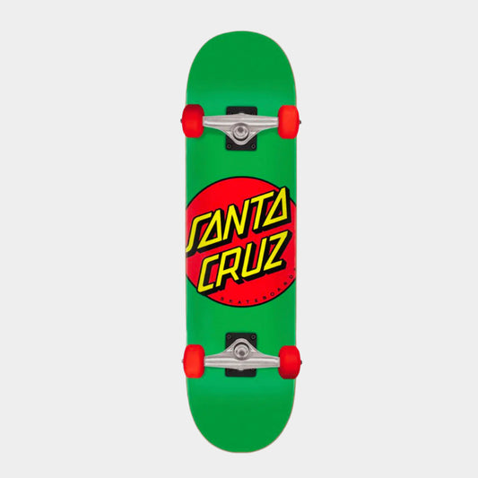 Santa Cruz - 7.80" - Classic Dot Complete Skateboard - Green / Red - Prime Delux Store