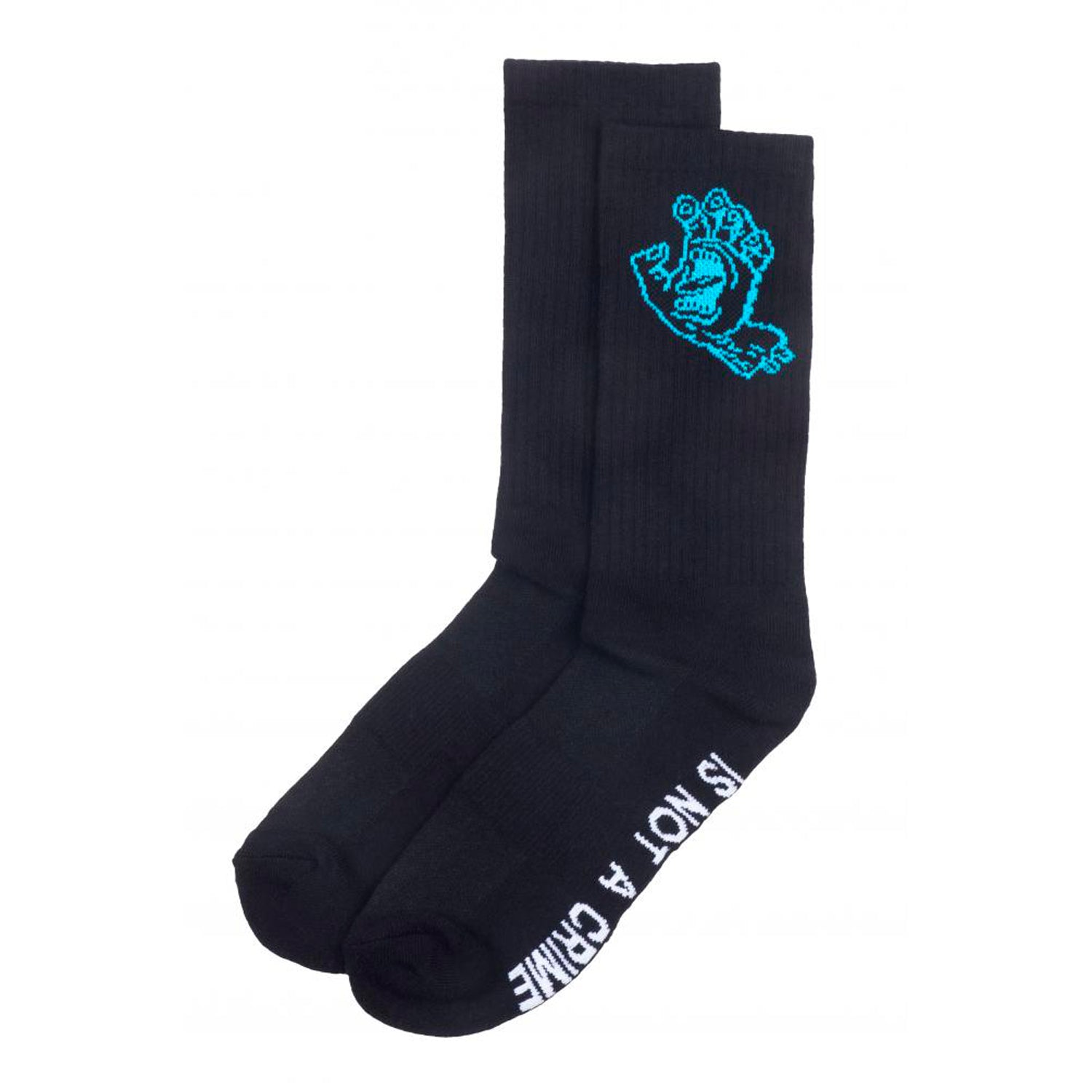 Santa Cruz Crime Hand Sock - Black - Prime Delux Store