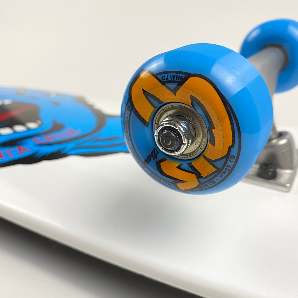 Santa Cruz Screaming Hand Complete Skateboard 7.75 - White / Blue - Prime Delux Store