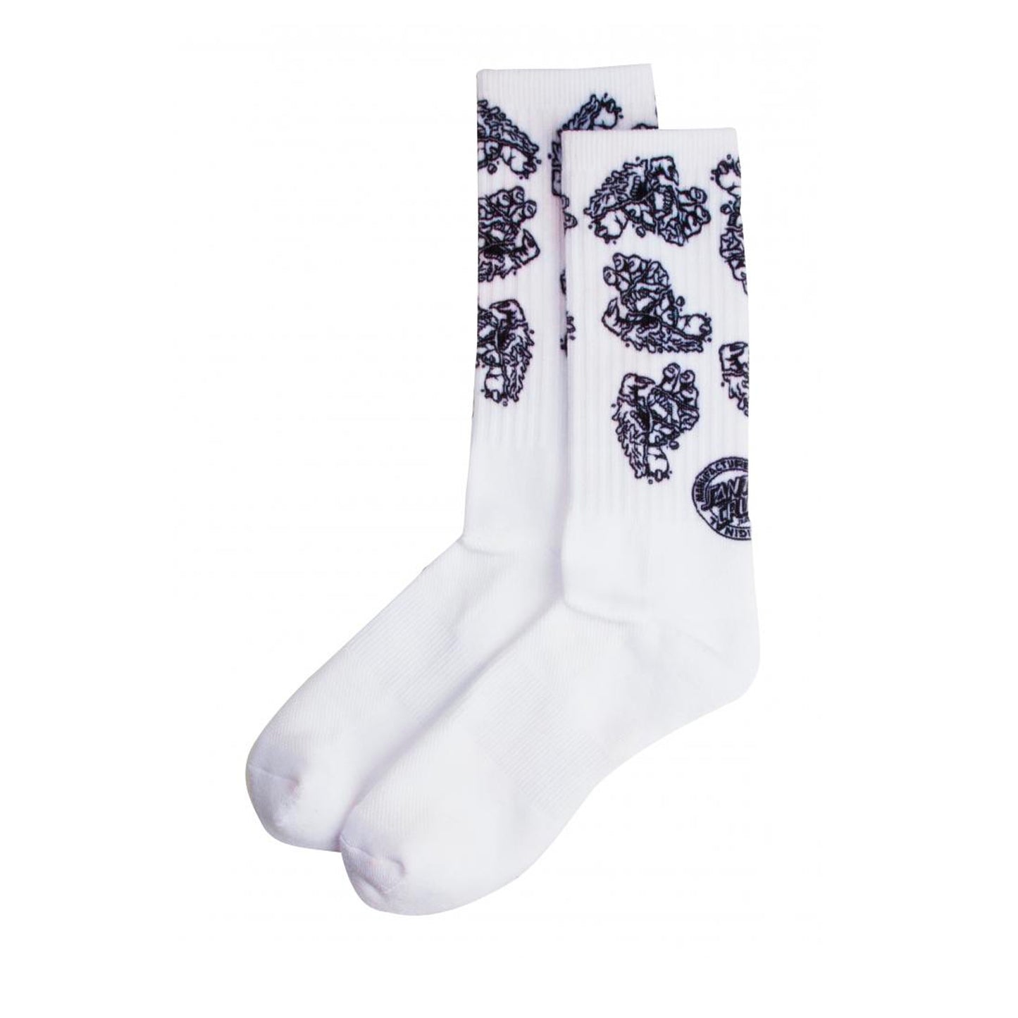 Santa Cruz Sock Universal Hand Sock White - Prime Delux Store