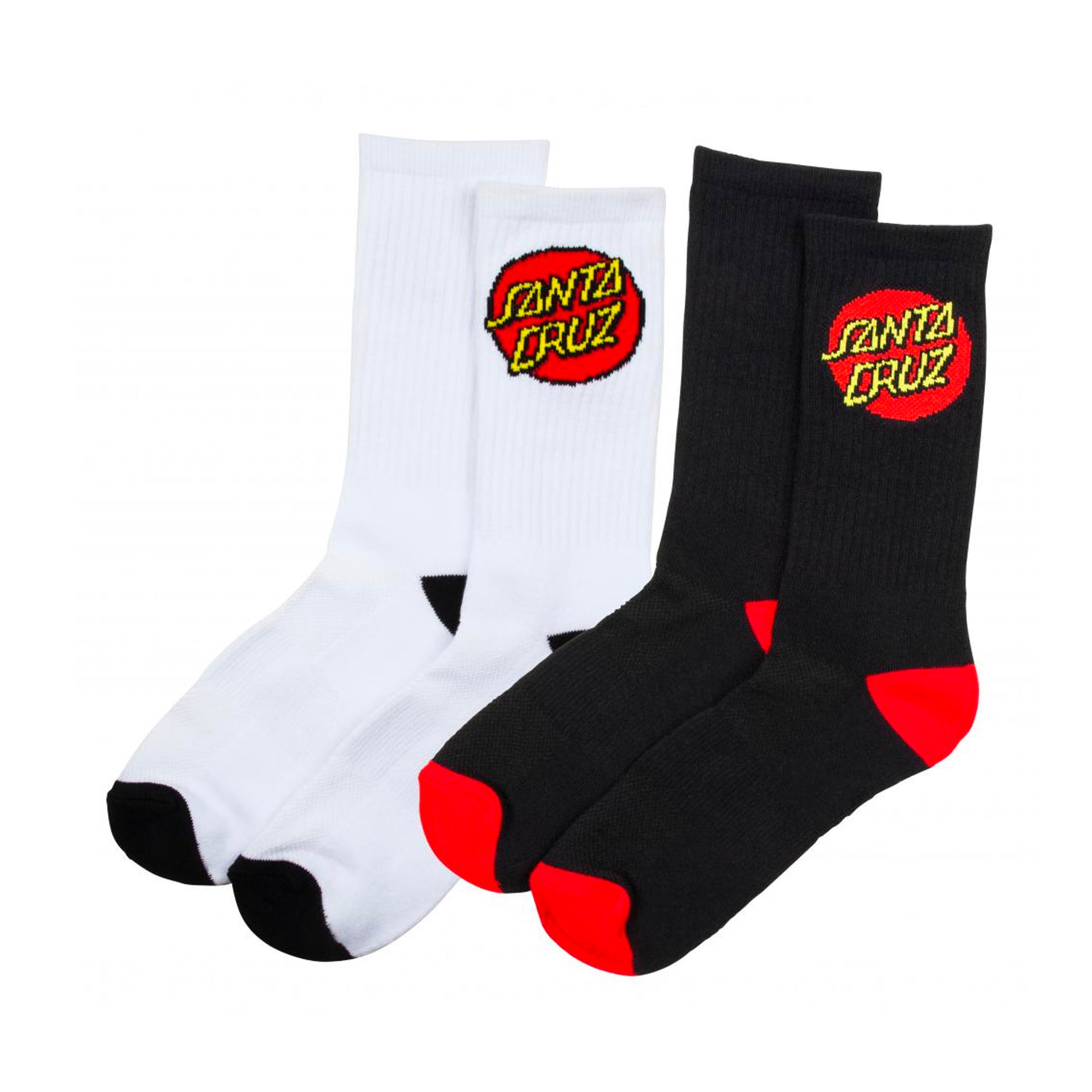 Santa Cruz Socks Classic Dot Sock (2 Pk) Assorted - Prime Delux Store