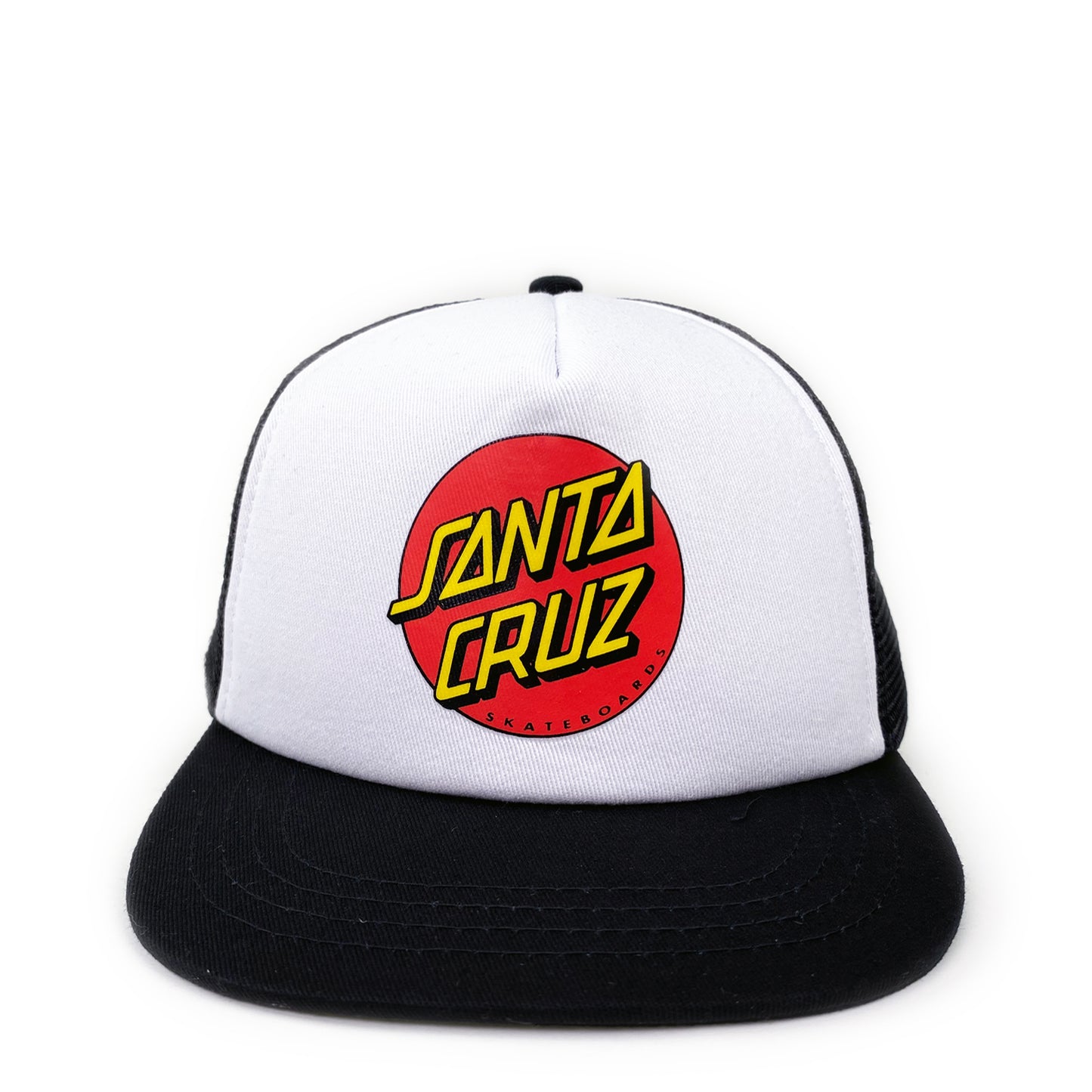 Santa Cruz  Youth Classic Dot Cap - Black / White - Prime Delux Store