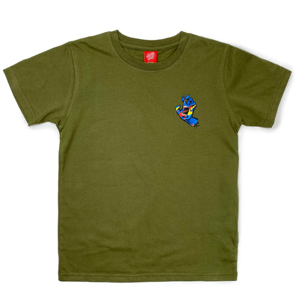 Santa Cruz Youth Primary Hand T-Shirt - Olive - Prime Delux Store